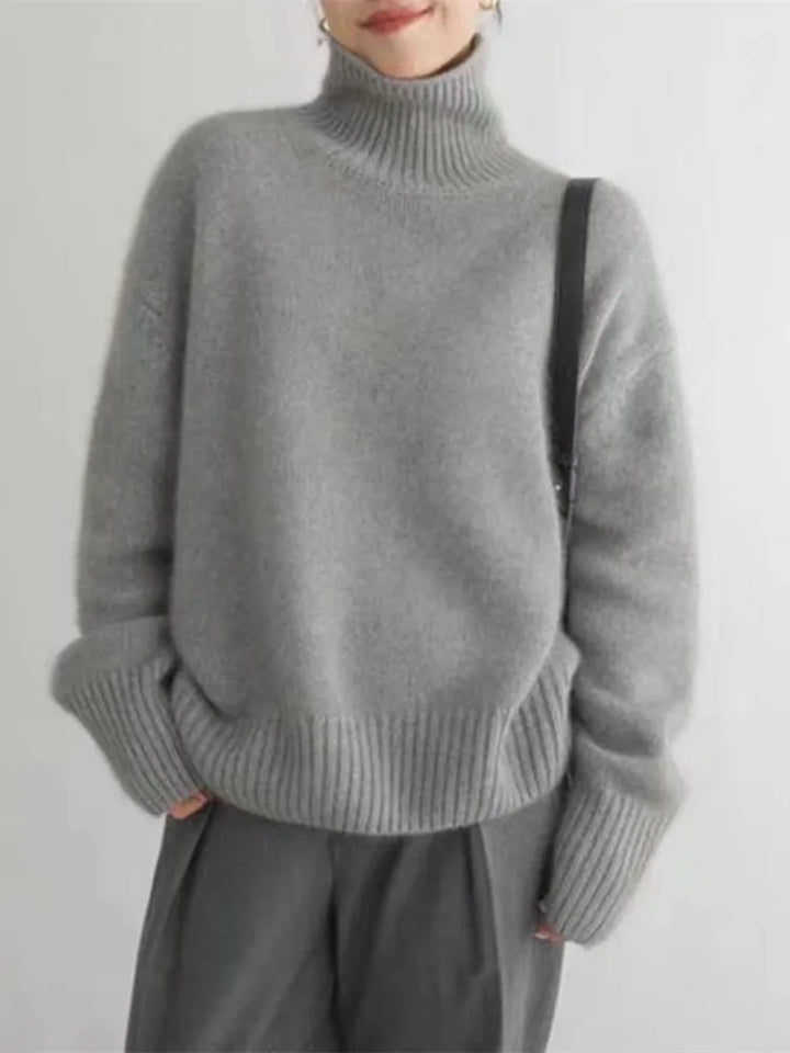 Isabel | High Collar Cashmere