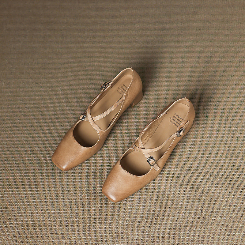 Marvane Leather Heels