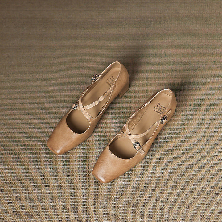 Marvane Leather Heels