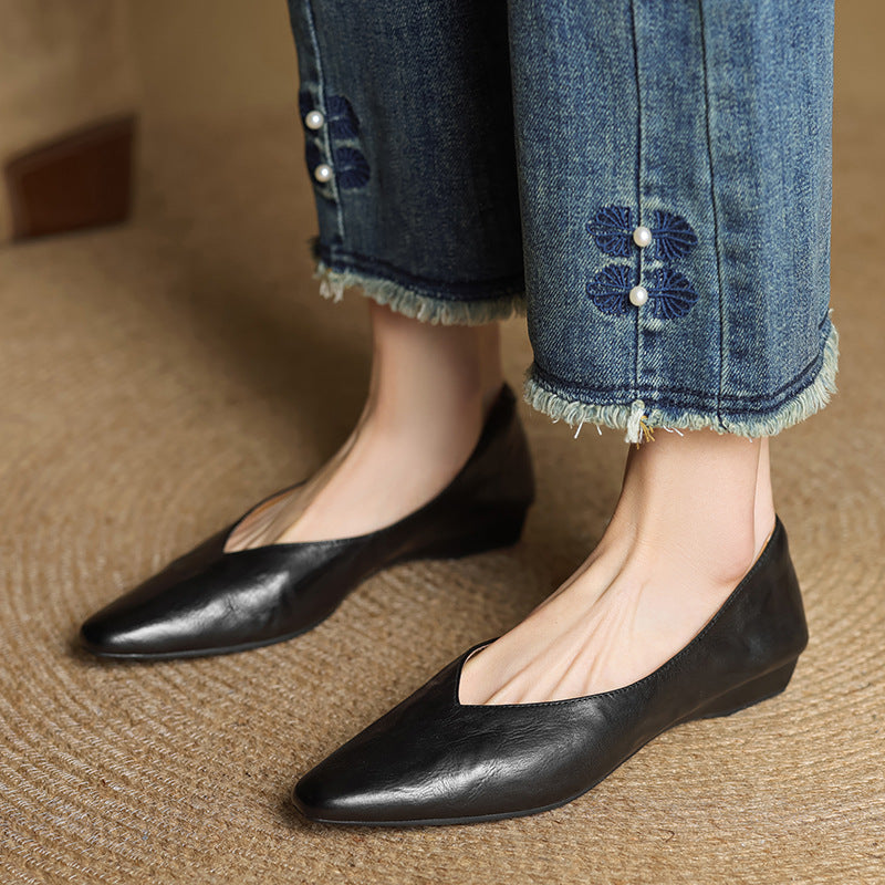 Lioren Lambskin Flats