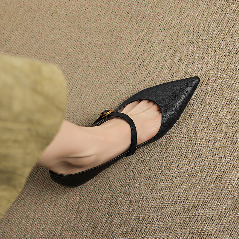 Veloria Lambskin Leather Pumps