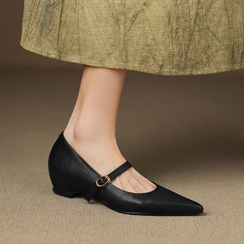 Veloria Lambskin Leather Pumps