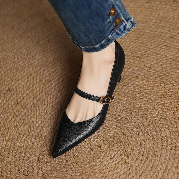 Eloria Leather Heels