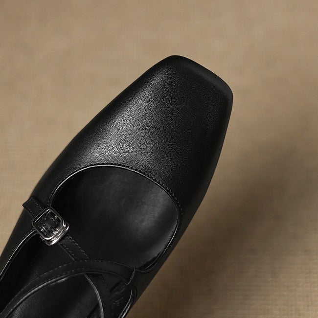 Marvane Leather Heels