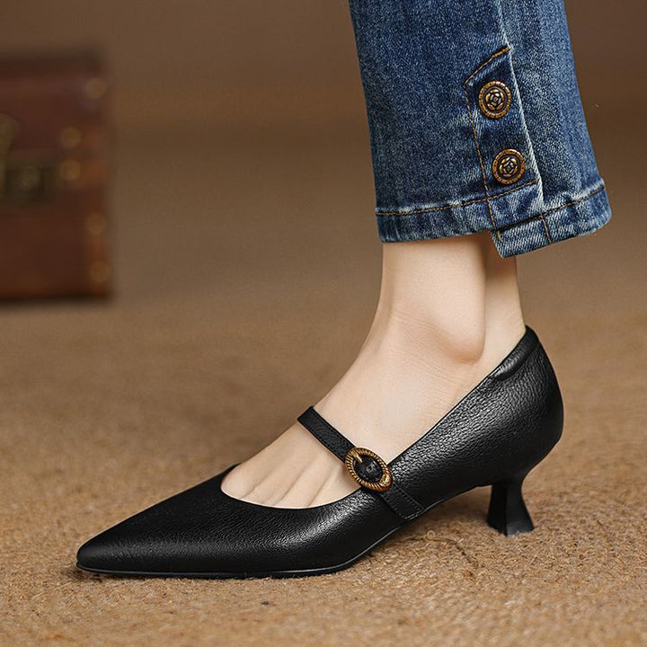 Eloria Leather Heels