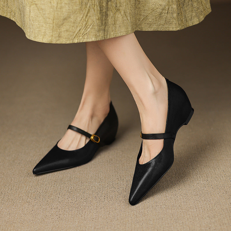 Veloria Lambskin Leather Pumps