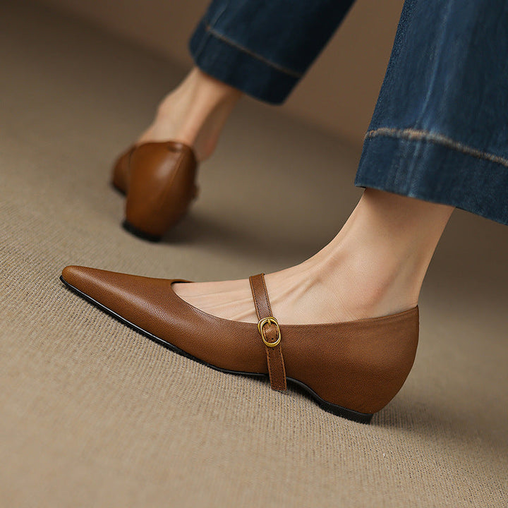 Veloria Lambskin Leather Pumps