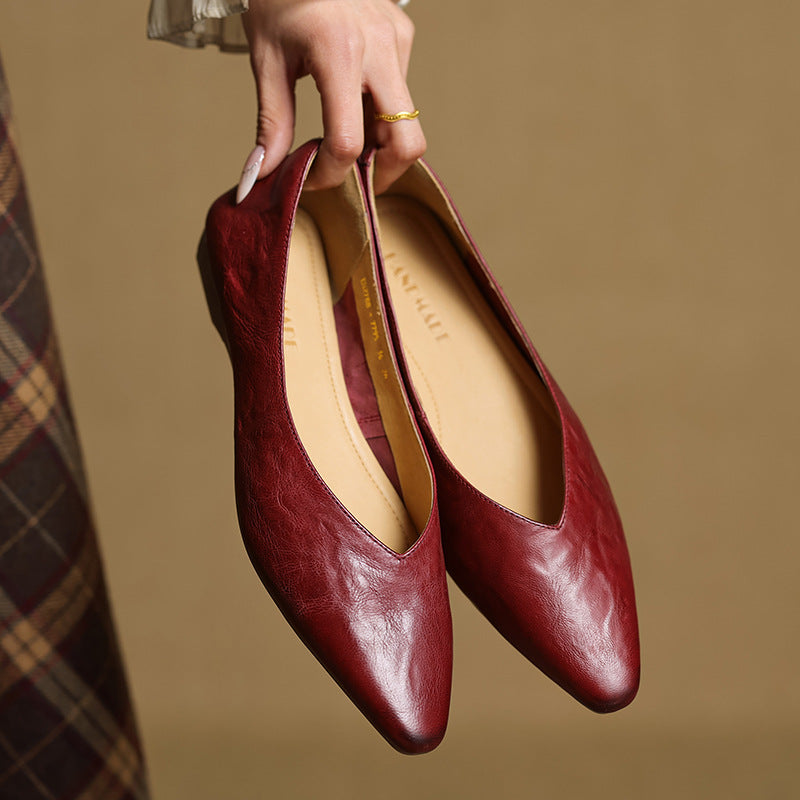 Lioren Lambskin Flats