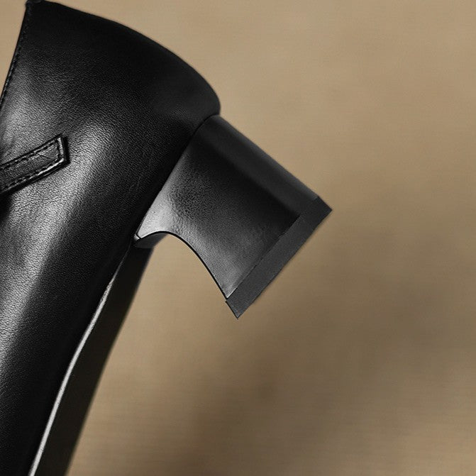 Marvane Leather Heels