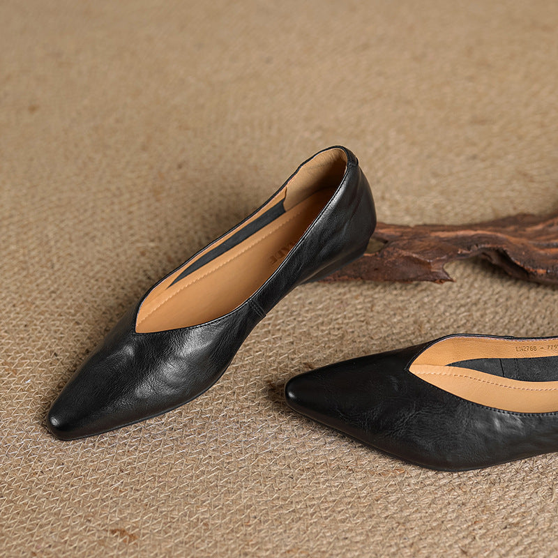 Lioren Lambskin Flats