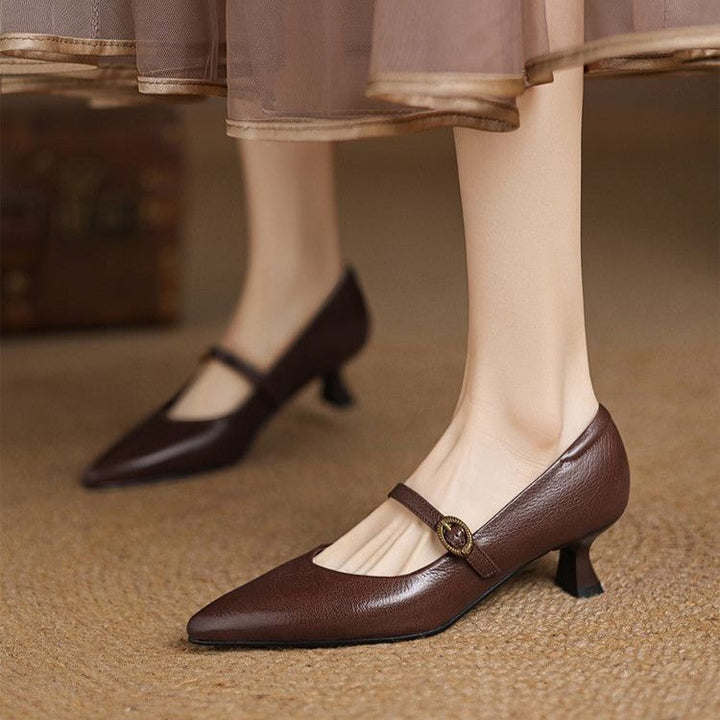 Eloria Leather Heels