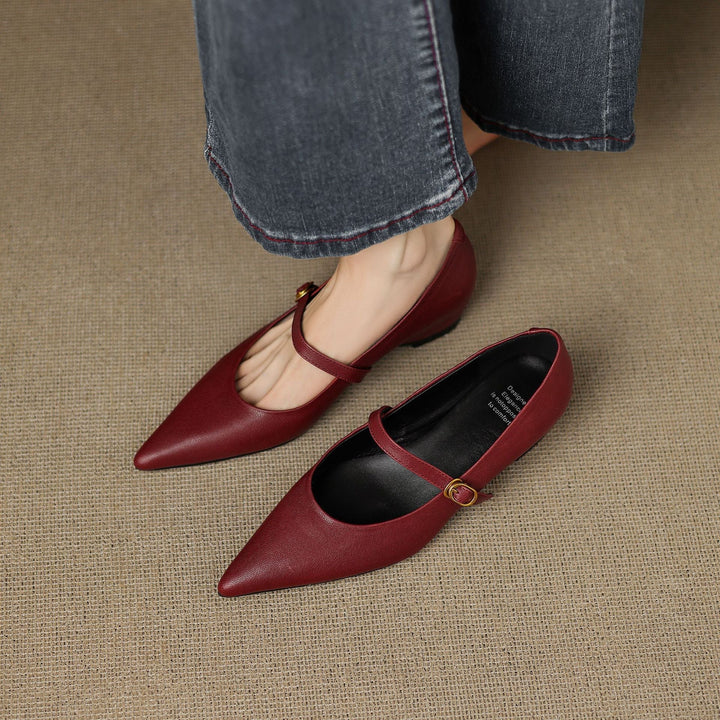 Veloria Lambskin Leather Pumps