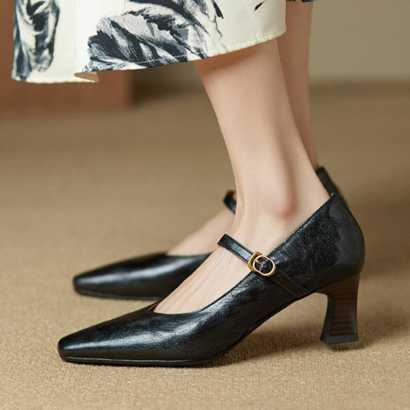 Orvane Leather Heels