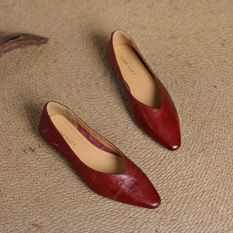 Lioren Lambskin Flats