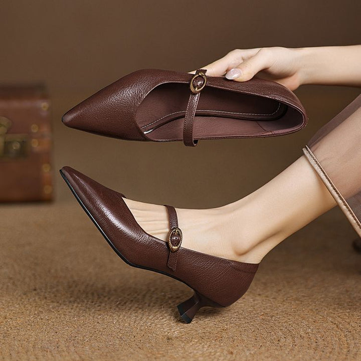 Eloria Leather Heels