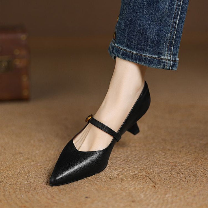 Eloria Leather Heels