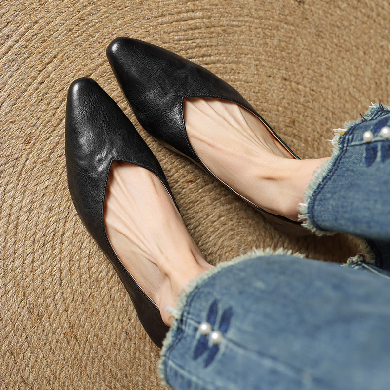 Lioren Lambskin Flats