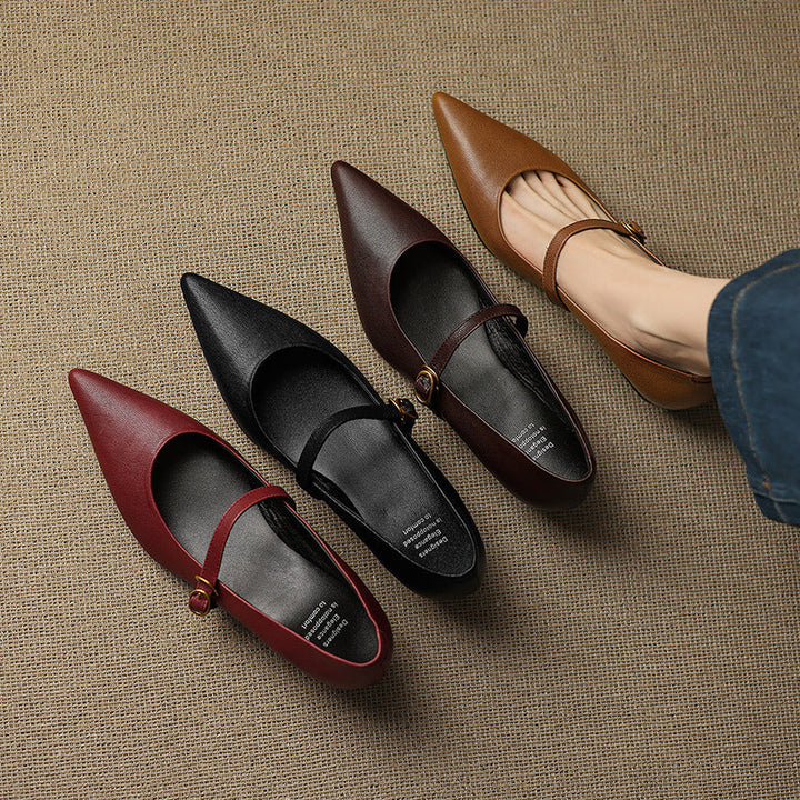 Veloria Lambskin Leather Pumps