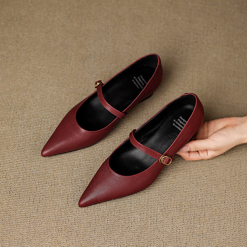 Veloria Lambskin Leather Pumps