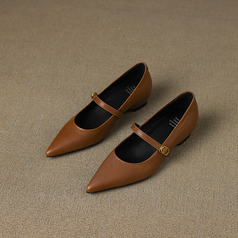 Veloria Lambskin Leather Pumps