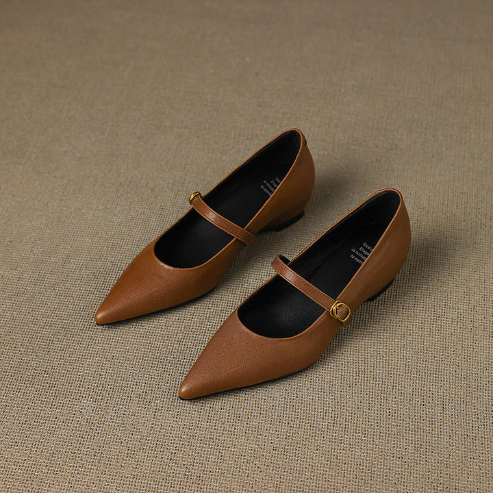 Veloria Lambskin Leather Pumps