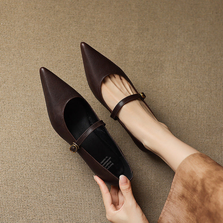 Veloria Lambskin Leather Pumps