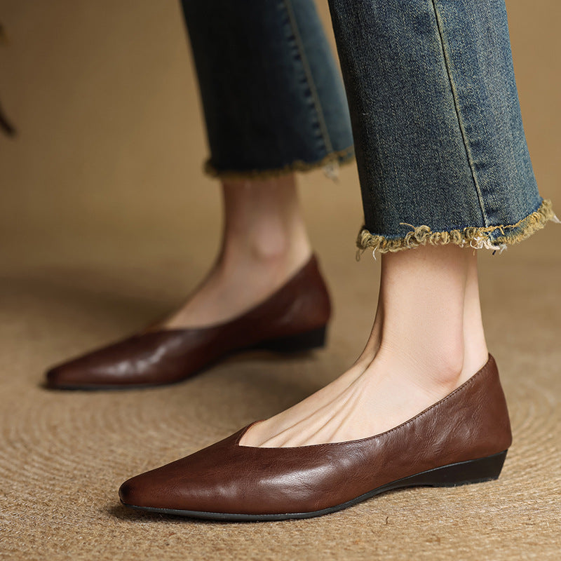 Lioren Lambskin Flats