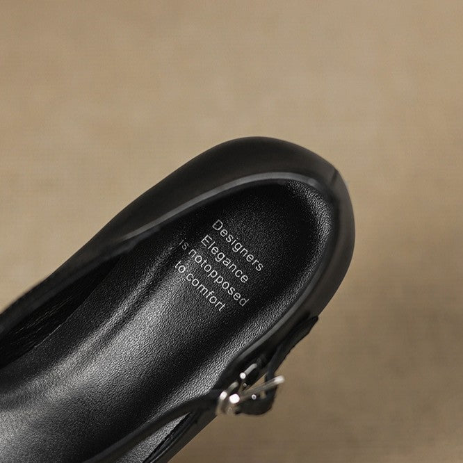 Marvane Leather Heels