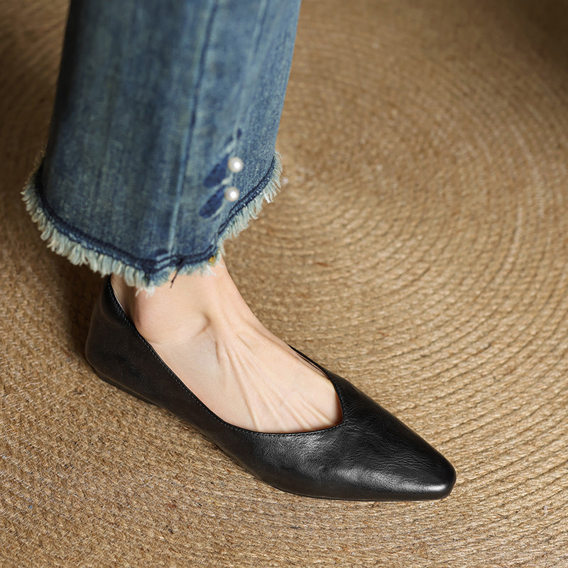 Lioren Lambskin Flats