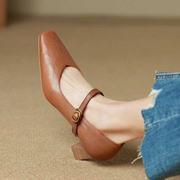 Orvane Leather Heels