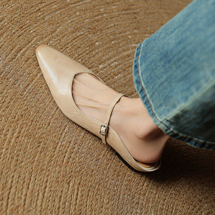 Envara Leather Mules
