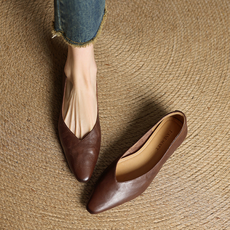 Lioren Lambskin Flats