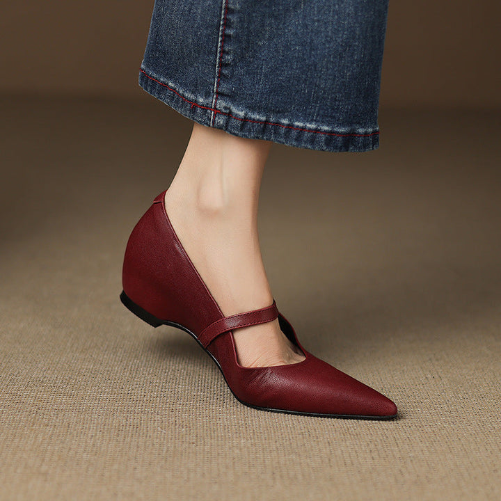 Veloria Lambskin Leather Pumps