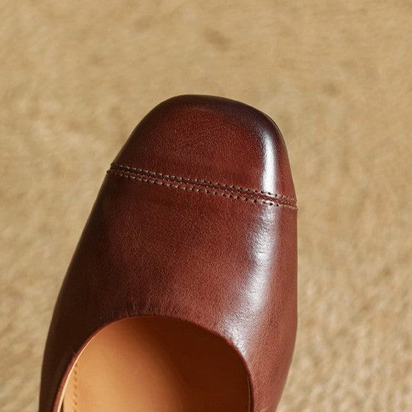 Avelyn Leather Mary Janes