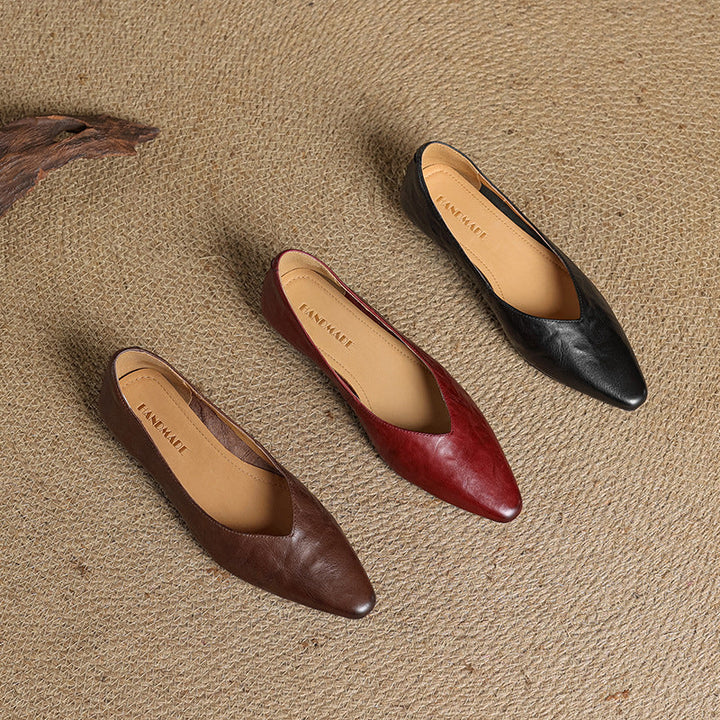 Lioren Lambskin Flats