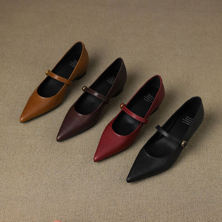 Veloria Lambskin Leather Pumps