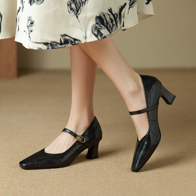 Orvane Leather Heels