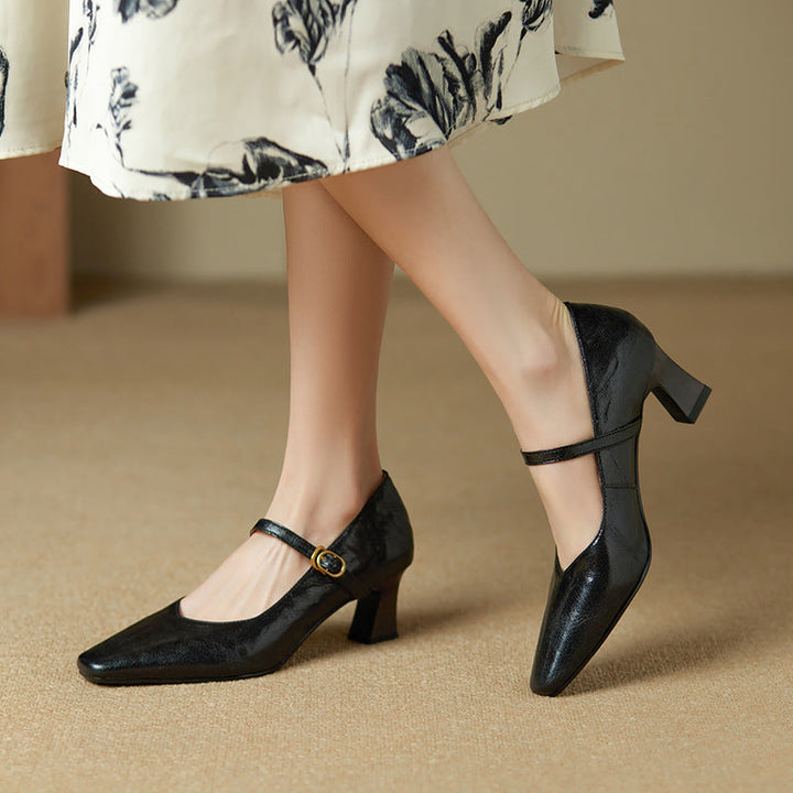 Orvane Leather Heels