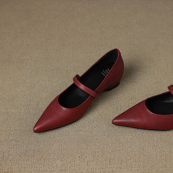 Veloria Lambskin Leather Pumps