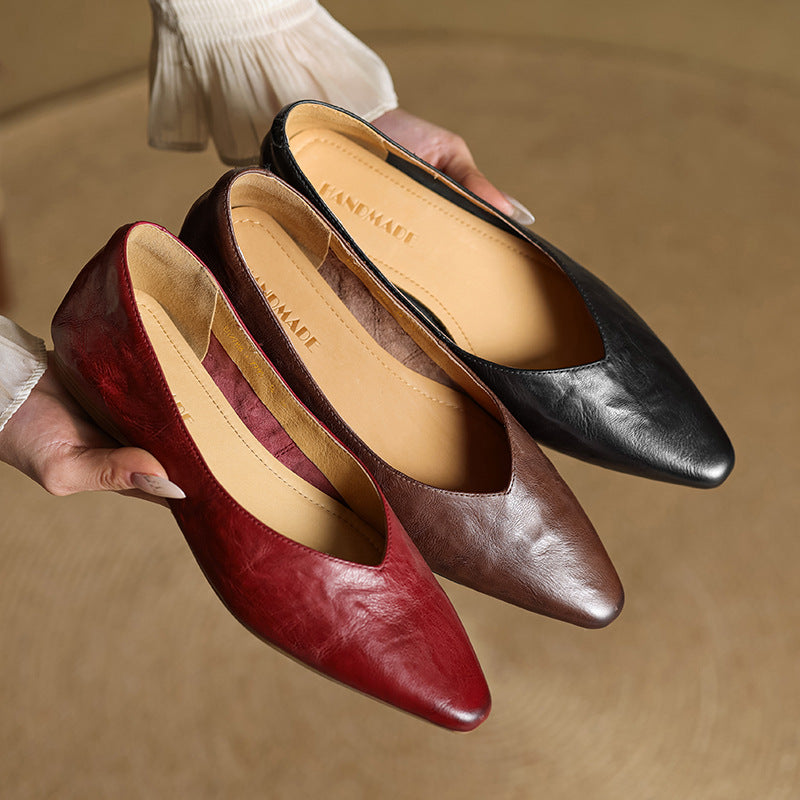 Lioren Lambskin Flats