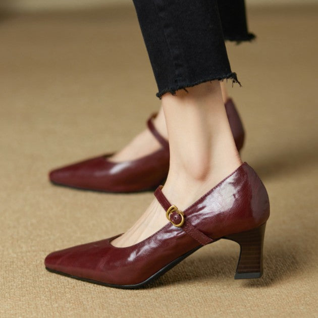 Orvane Leather Heels