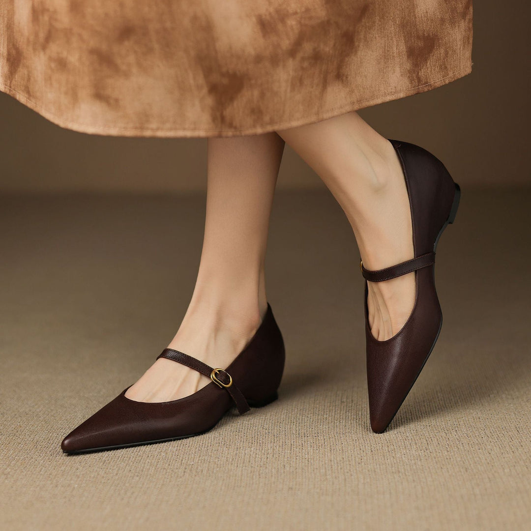 Veloria Lambskin Leather Pumps