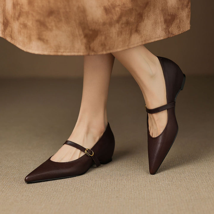 Veloria Lambskin Leather Pumps