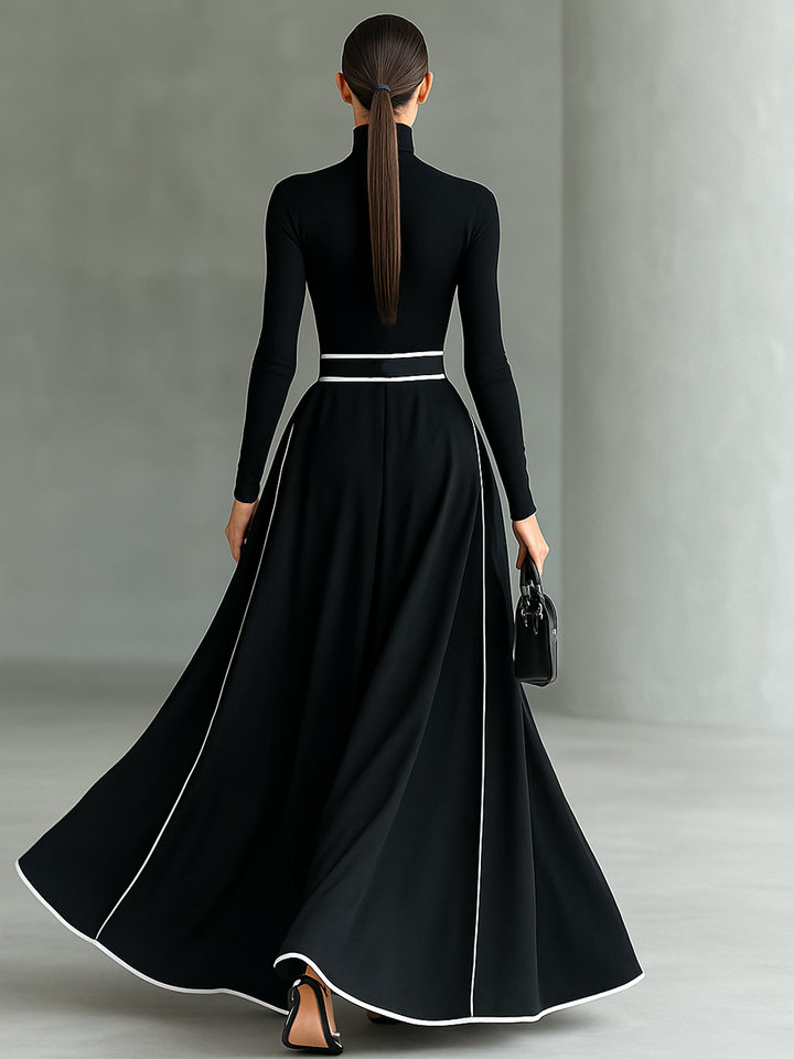 Rachelle™ Long Sleeve Maxi Dress + Free Belt